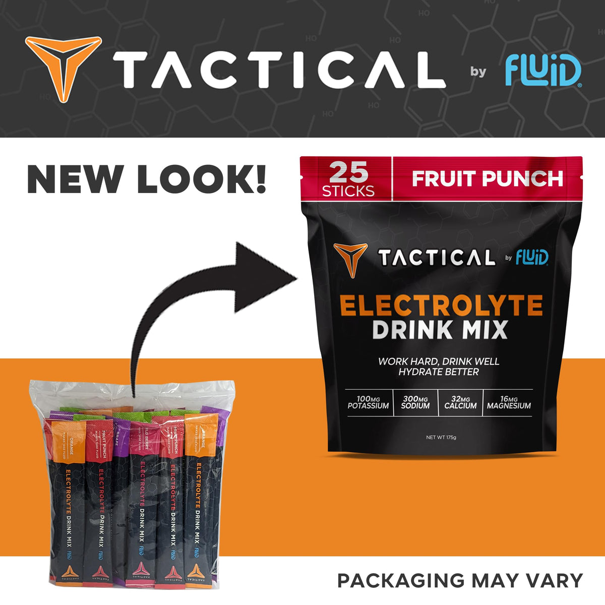 Fluid Tactical - 25 Count Electrolyte Powder