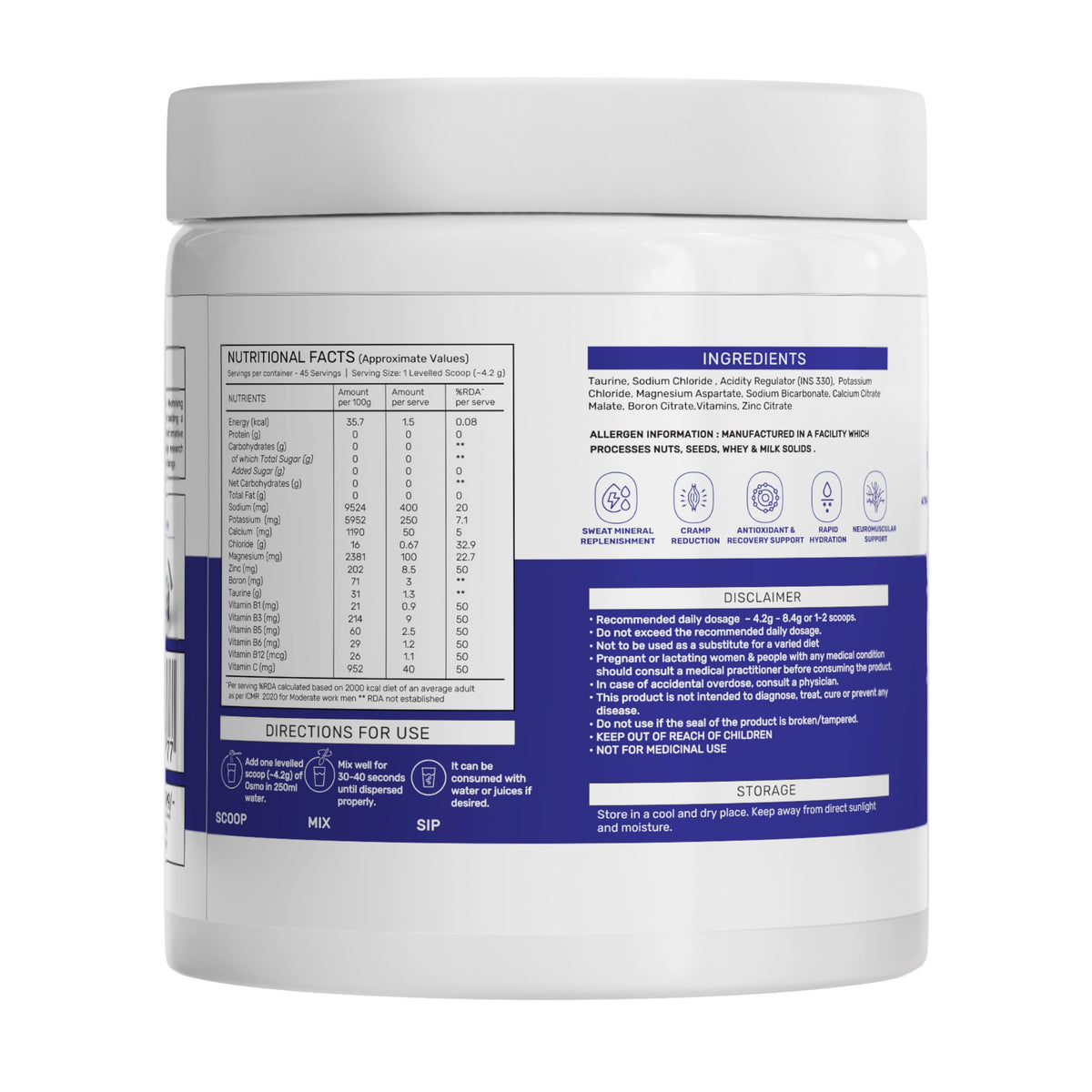 Wellcore Electrolytes Powder Miami Thunder - 40 Servings - image 8