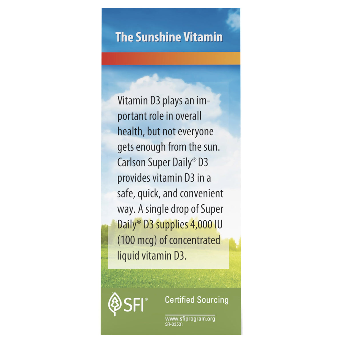 Carlson Super Daily D3 4,000 IU Vitamin D3 Drops - 365 Drops - image 9