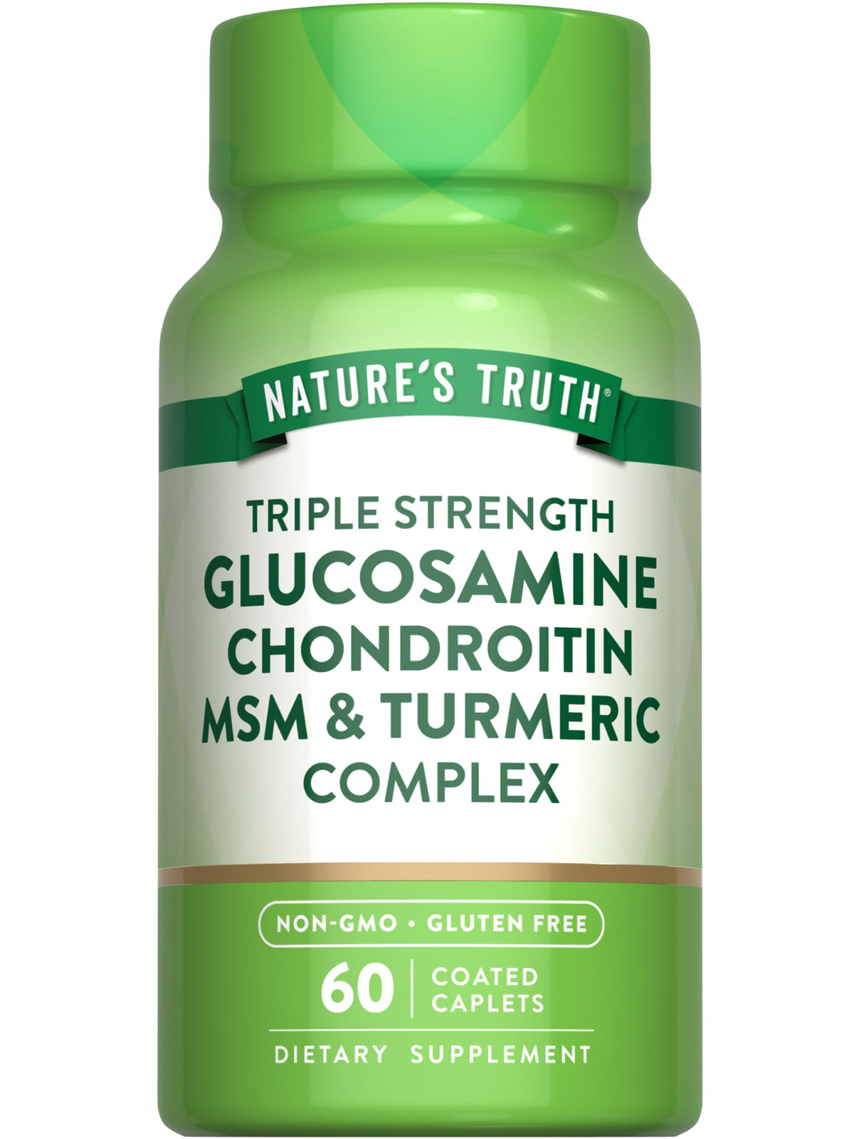 Nature's Truth Glucosamine Chondroitin MSM Complex - 60 Caplets