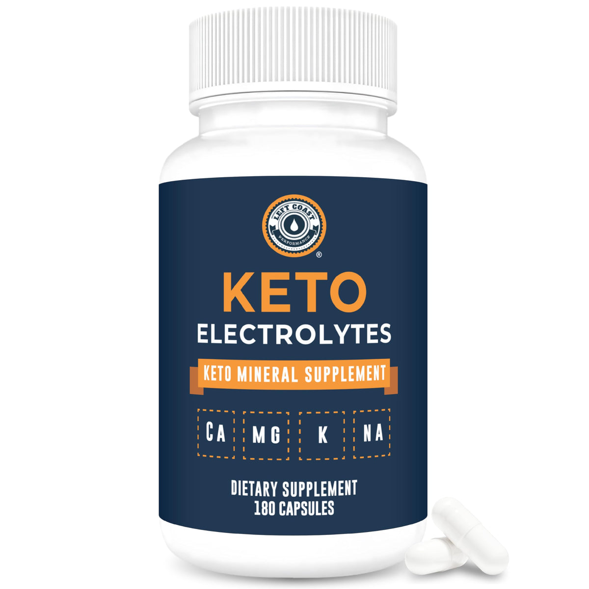 Left Coast Performance Keto Electrolyte Supplement - 180 Capsules