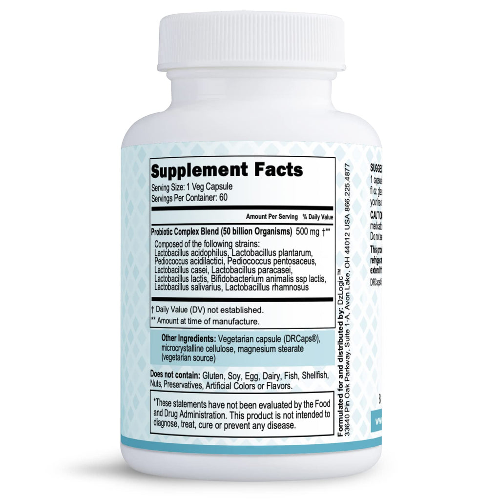 Dr. Dzugan's Advanced Probiotic Formula - 90 Vegetarian Capsules - image 2