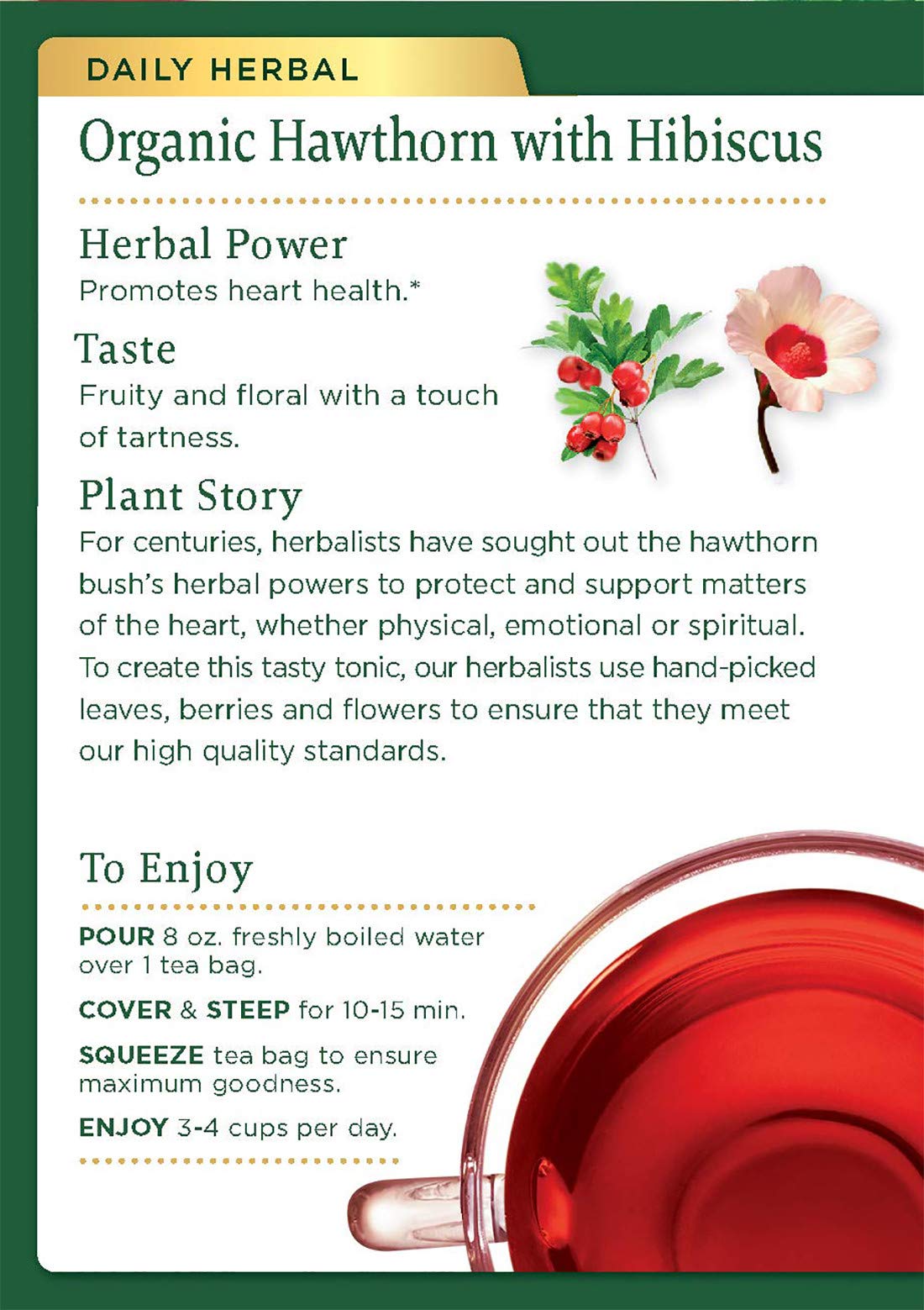 Traditional Medicinals Heart Tea with Hawthorn - 6 Pack - image 2