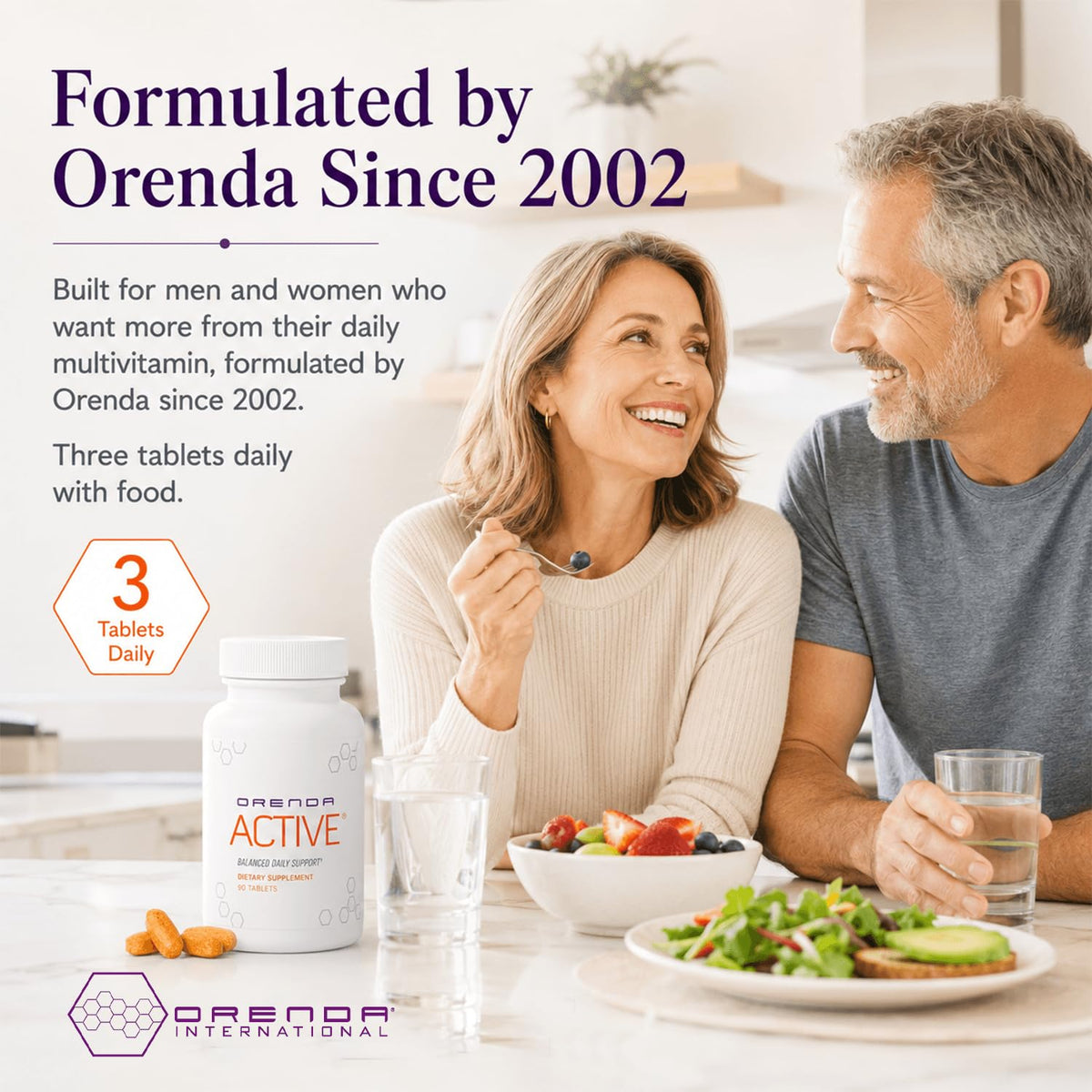 Orenda Active All 8 Forms Vitamin E & CoQ10 - 90 Tablets - image 7