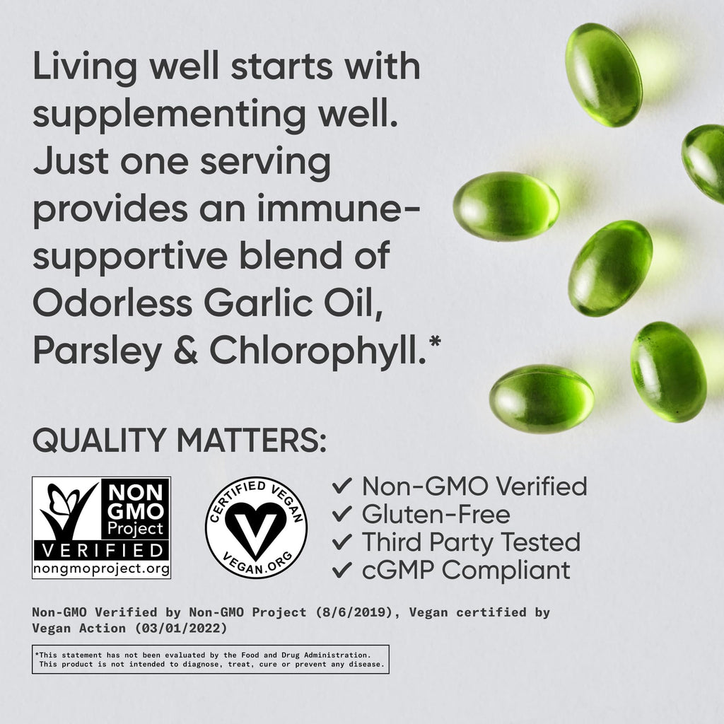 Sports Research Odorless Garlic Oil - 150 Softgels - image 4