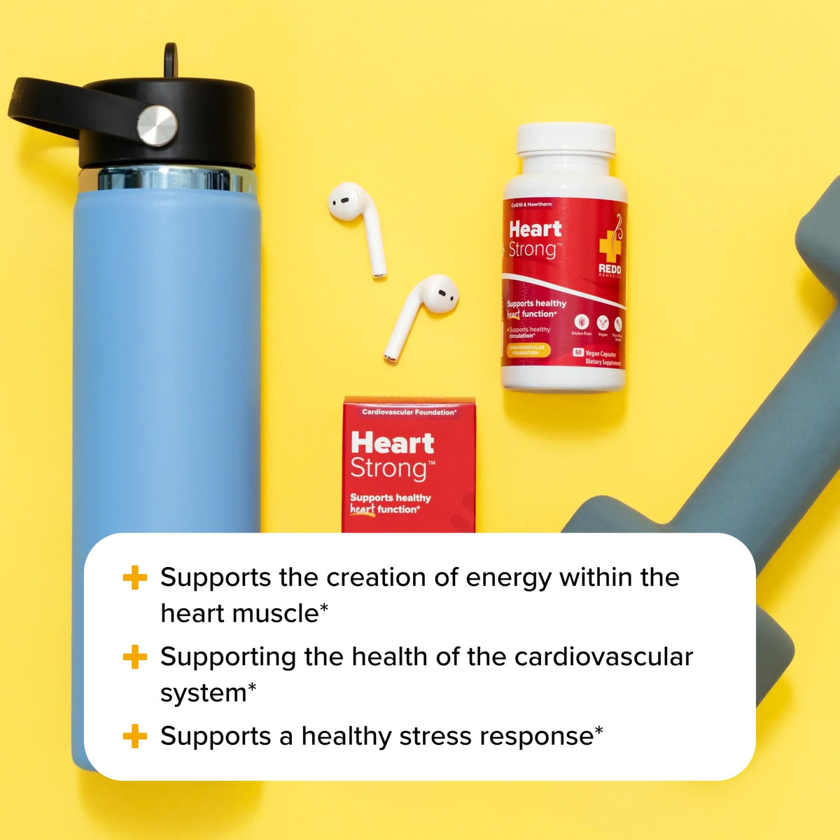 Redd Remedies Heart Strong Cardiovascular Support - 60 Tablets - image 3