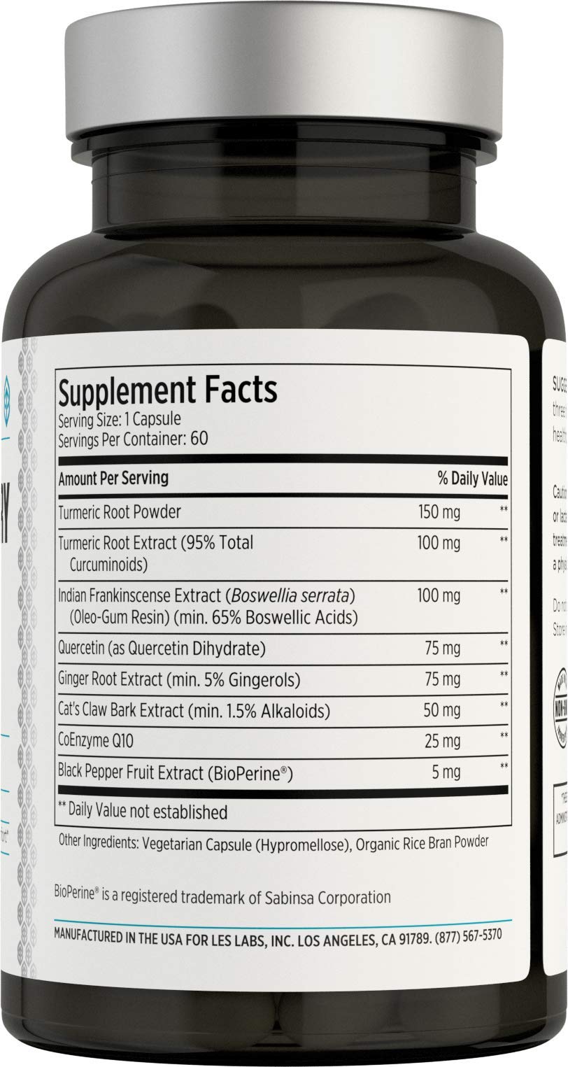 LES Labs Inflammatory Health Joint Support Supplement - 60 Capsules - image 3