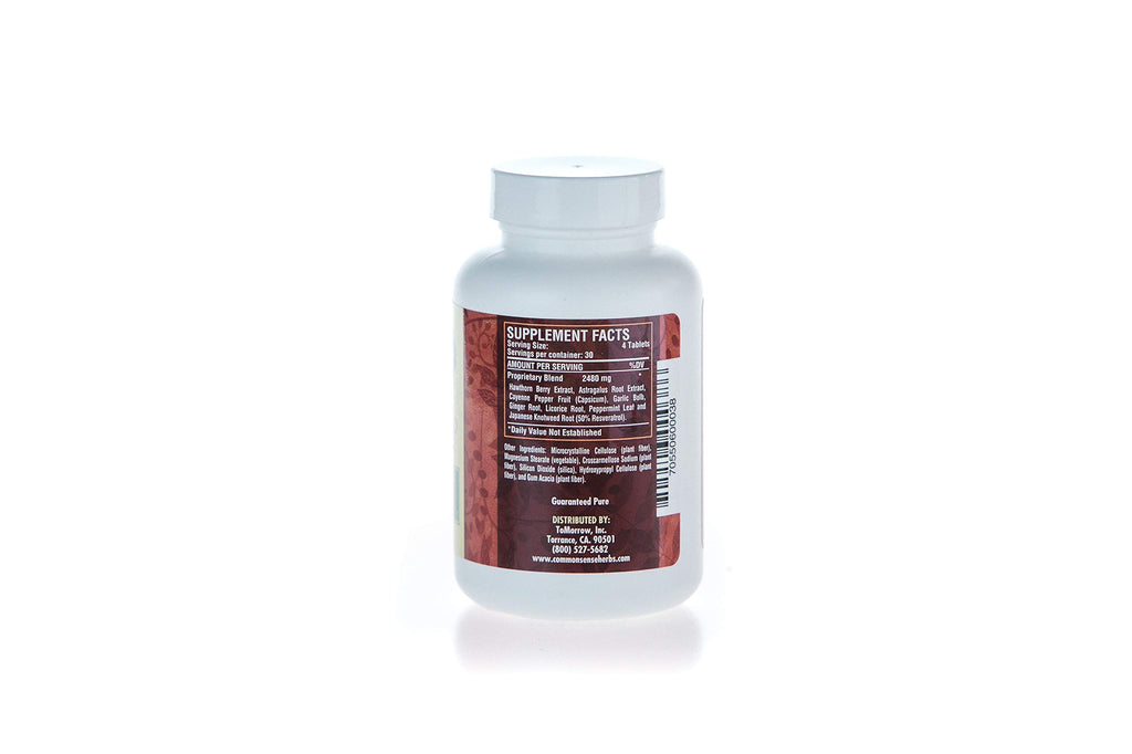 Common Sense Herbal Products Cardio Help Circulatory System Support - image 2