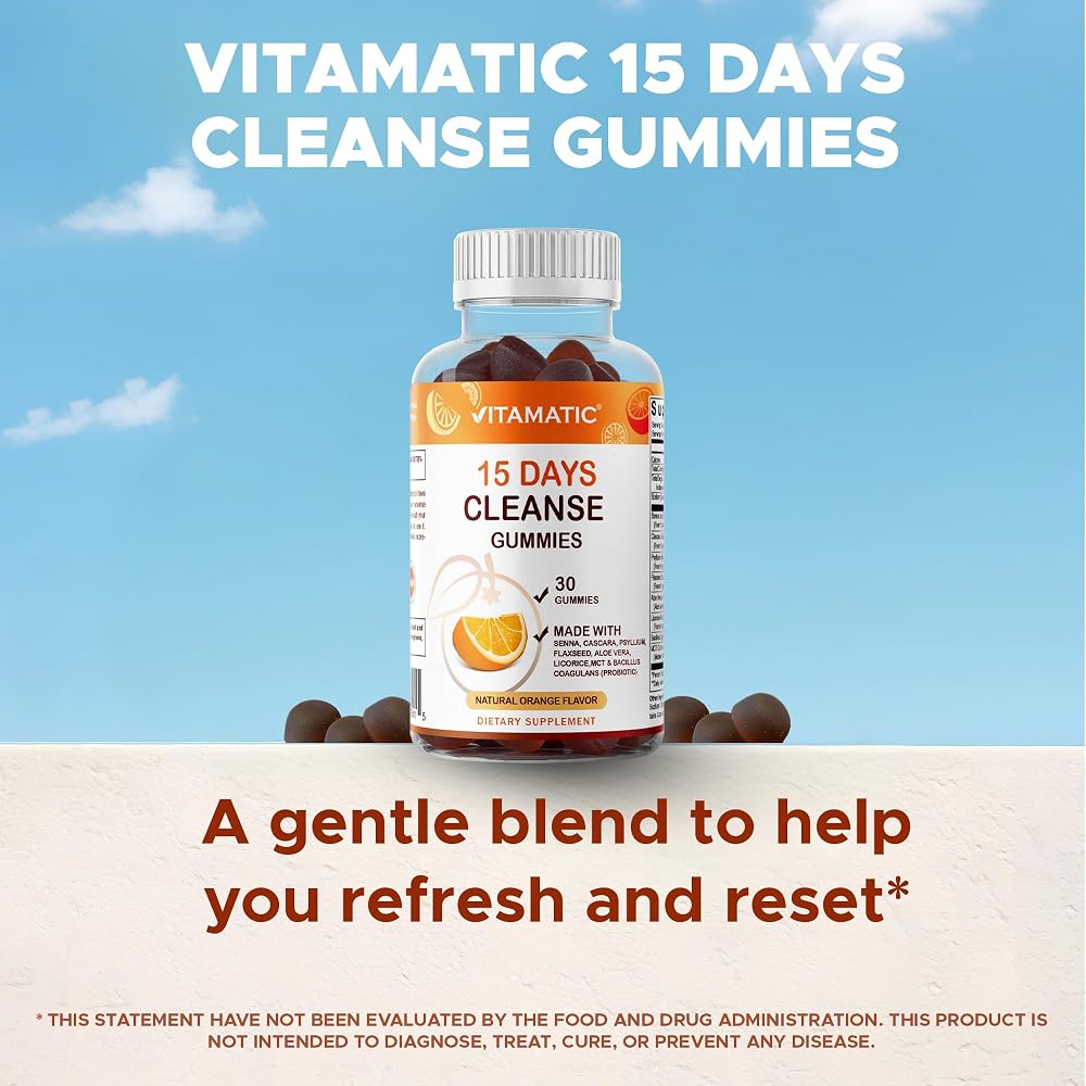 Vitamatic 15 Day Cleanse Gummies - 30 Count - image 6