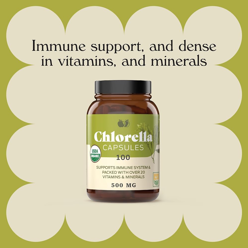 Complete Natural Products Organic Chlorella 500mg - 100 Capsules - image 7