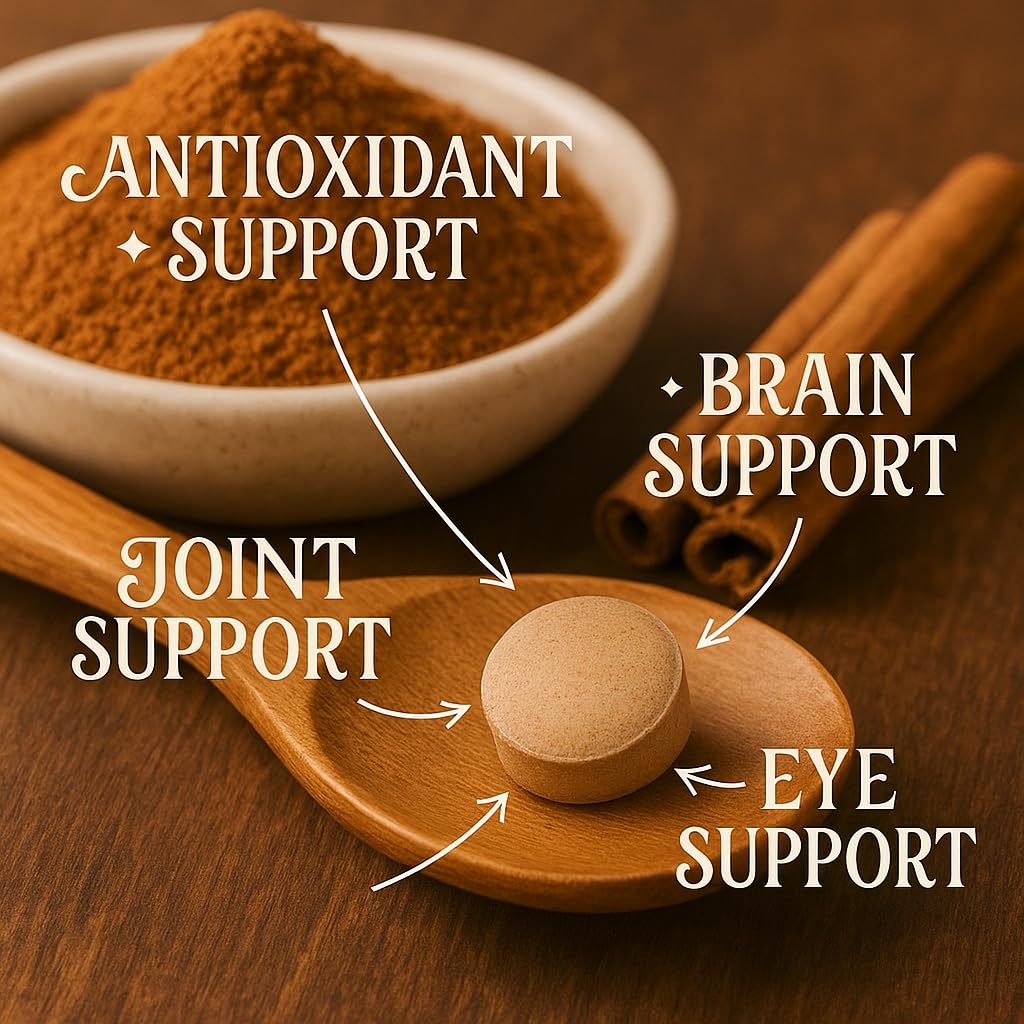 Me First Living Ceylon Cinnamon 1000mg Metabolism Support - 60 Tablets - image 4
