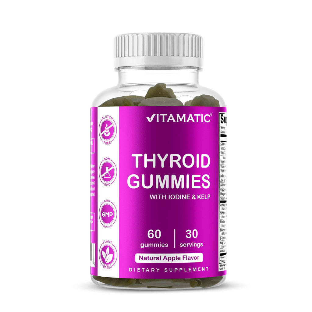 Vitamatic Thyroid Gummies with Iodine & Kelp - 60 Gummies