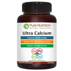 Pure Nutrition Ultra Calcium 1000mg with VIT D3 + K