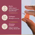 Nature's Bounty Optimal Solutions Hair, Skin & Nail Collagen Gummies - 200 Count - image 4