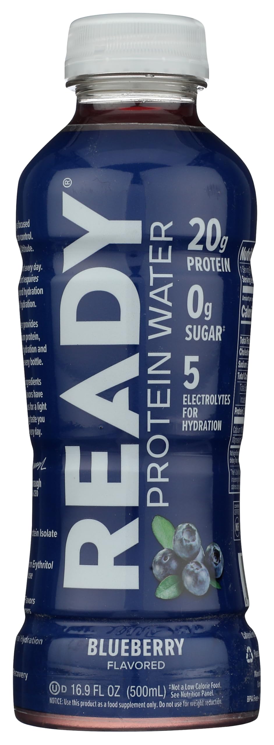Come Ready Protein Water Blueberry - 16.9 Fl Oz