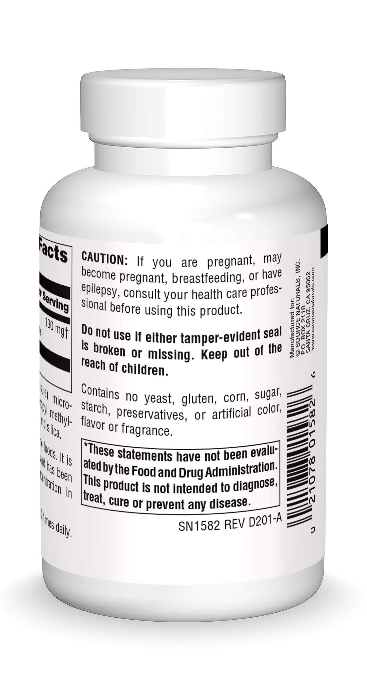 Source Naturals DMAE 351 mg - 100 Capsules - image 3