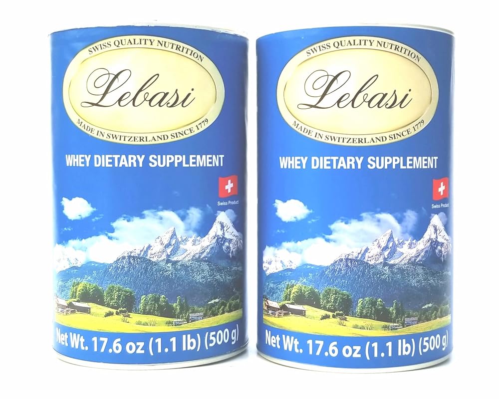 Lebasi Lactoserum Swiss Whey Supplement Powder - 2 x 500g - image 2