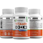 HAYAT Vegan Vitamin D3+K2 5000 IU - 60 Capsules - image 4