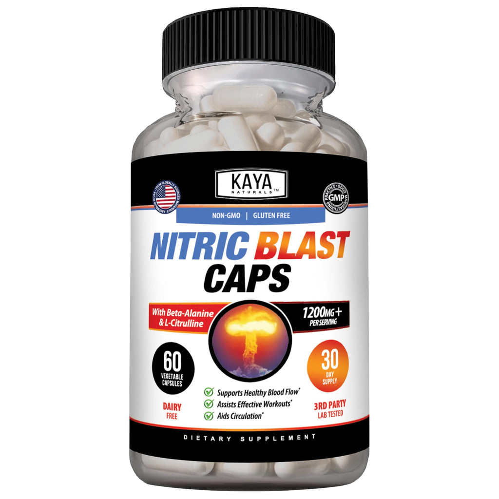 Kaya Naturals - Nitric Blast Potent All-Natural Herbal Supplement
