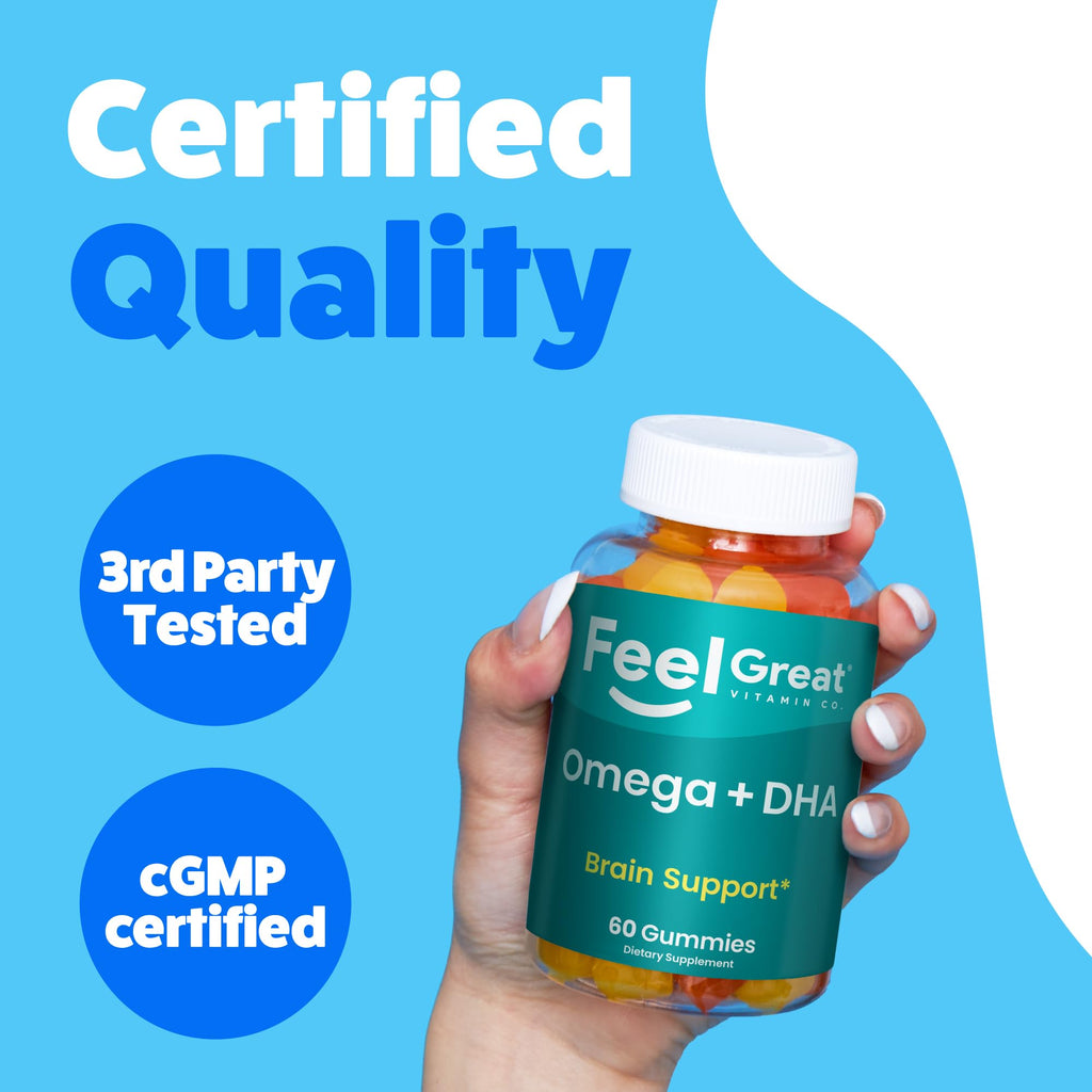 The Feel Great Vitamin Company Omega 3 6 9 + DHA Gummies - 60 Gummies - image 7