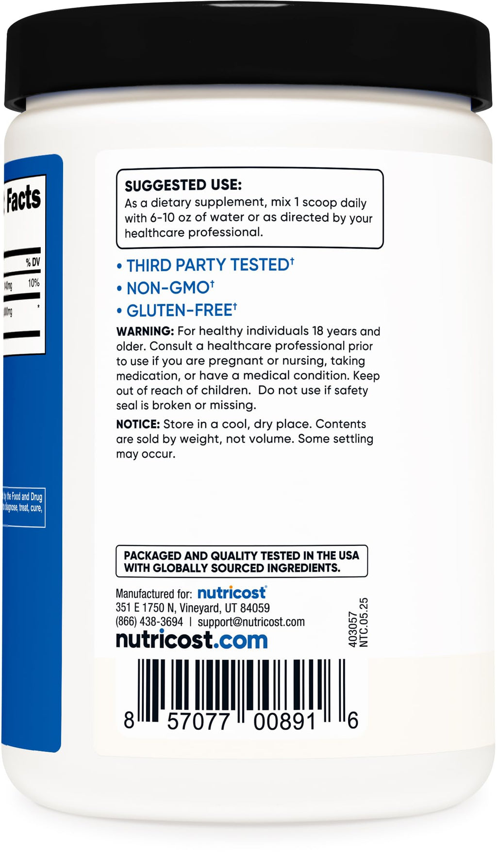 Nutricost HMB Powder (Beta-Hydroxy Beta-Methylbutyrate) - 250g - image 4