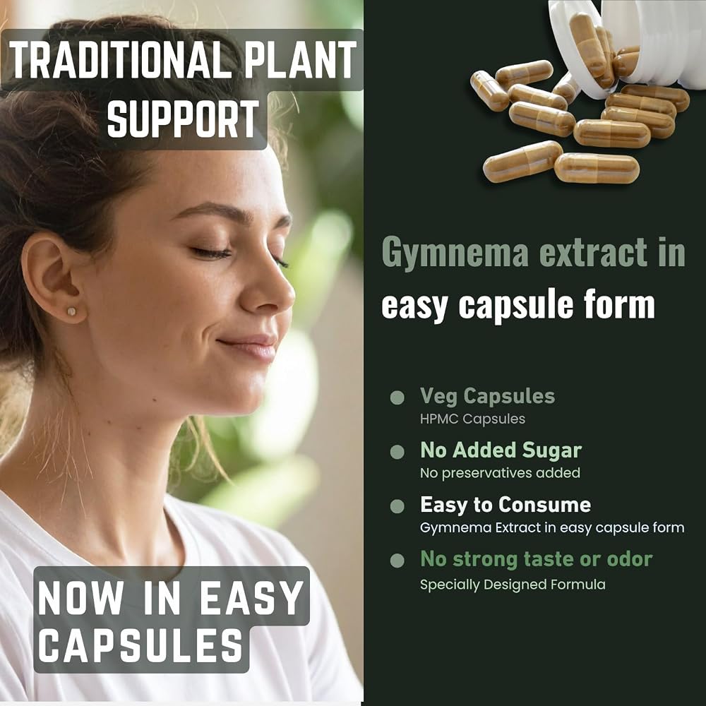Heroot Gymnema Sylvestre Extract 350 mg - 60 Capsules - image 3