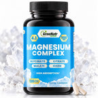 GreeNatr Magnesium Supplement 4-in-1 Blend - 120 Capsules