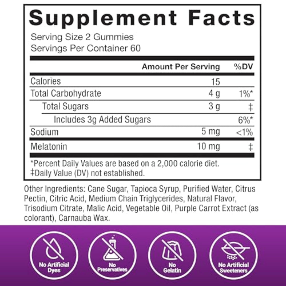 Force Factor Somnapure Melatonin 10mg Gummies for Sleep - 120 Count - image 6