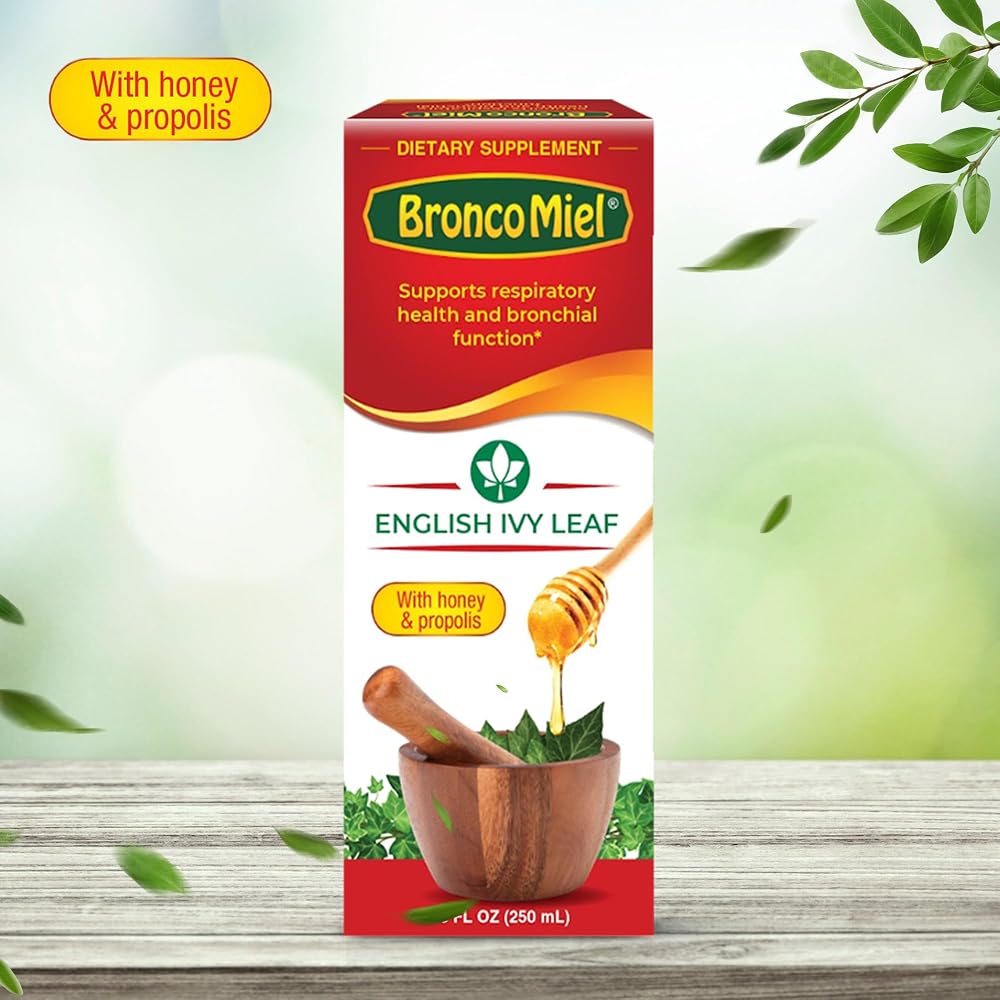 BRONCOMIEL Ivy Leaf Syrup for Respiratory Support - 8 fl oz - image 4