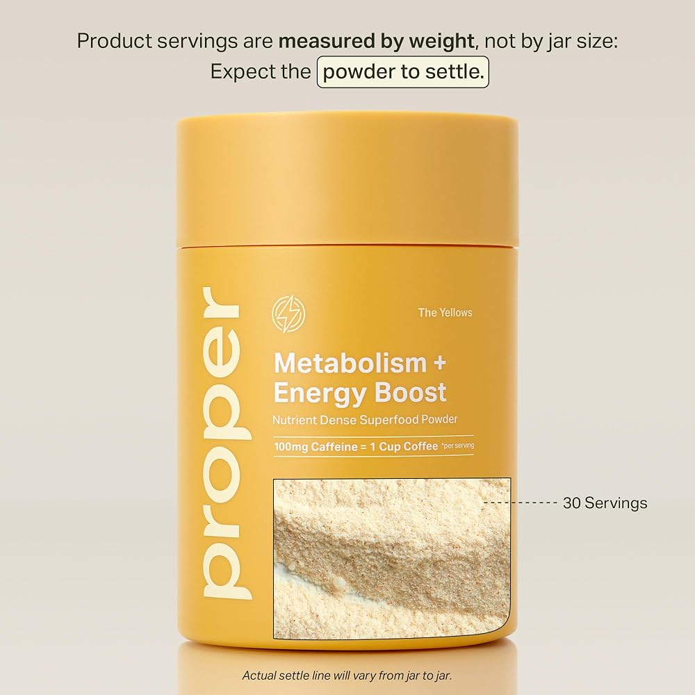 Proper, The Yellows Metabolism and Energy Boost