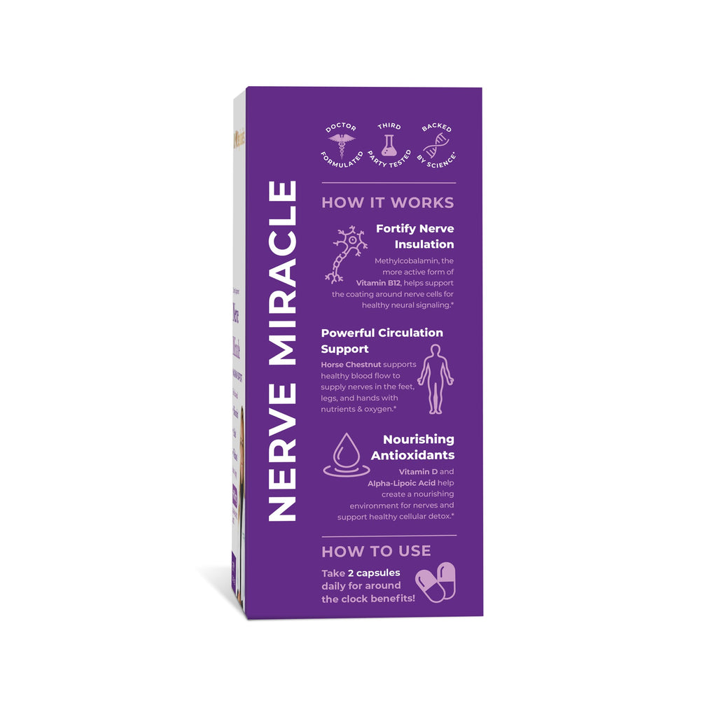 Pharmaganics Nerve Miracle Maximum Strength Supplement - 1 Count - image 2