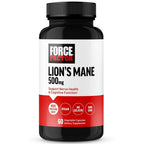 Force Factor Lion's Mane Supplement Memory & Focus - 60 Vegetarian Capsules