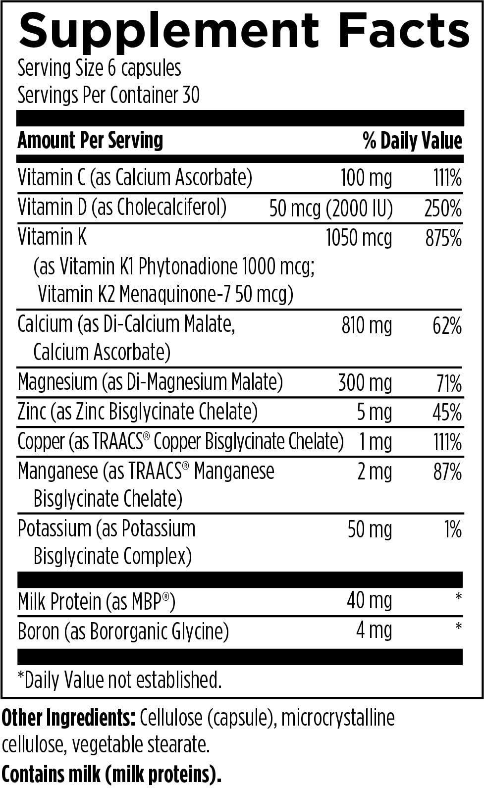 Designs for Health OsteoForce Supreme Bone Support - 180 Capsules - image 3