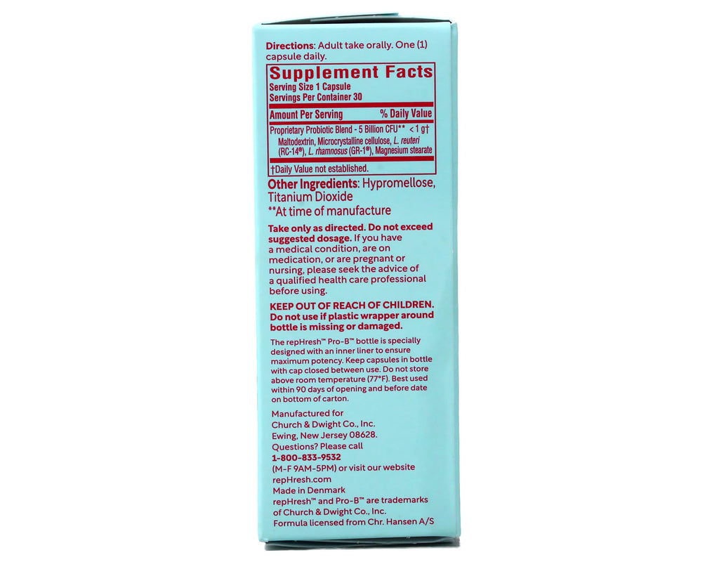 Rephresh Pro-B Vaginal Probiotic Supplement - 60 Capsules - image 4