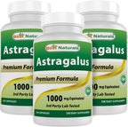 Best Naturals Astragalus 1000 mg Immune Support - 360 Capsules