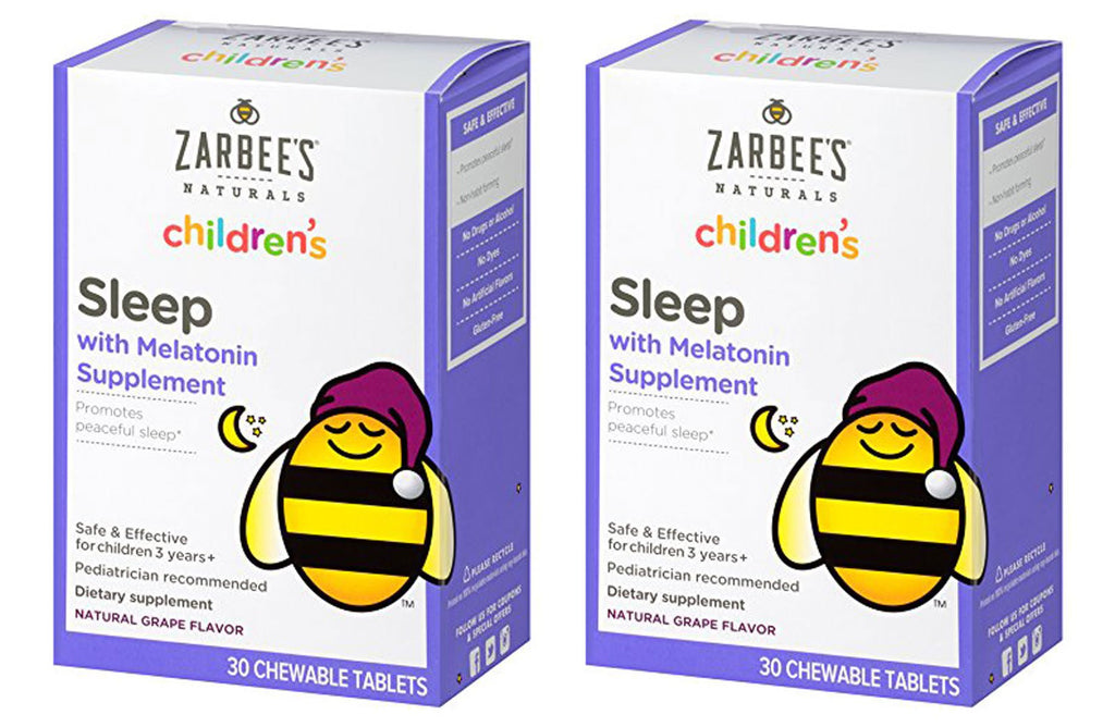 Zarbee's Naturals Children's Sleep Melatonin Chewable Tablets - 60 Count