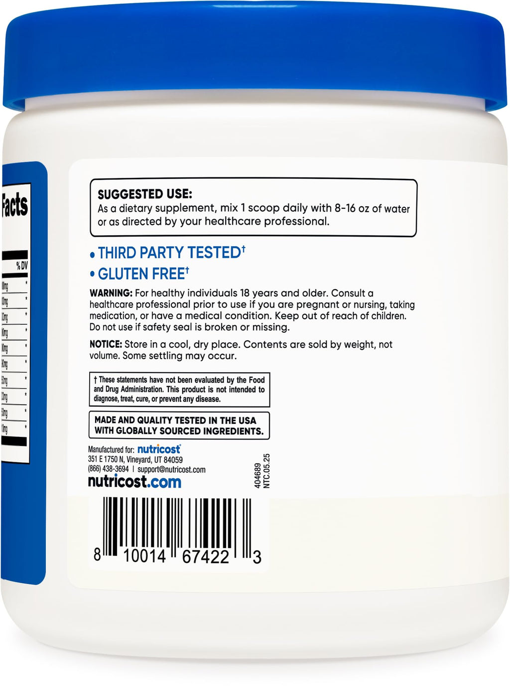 Nutricost NUTRITIONAL_SUPPLEMENT