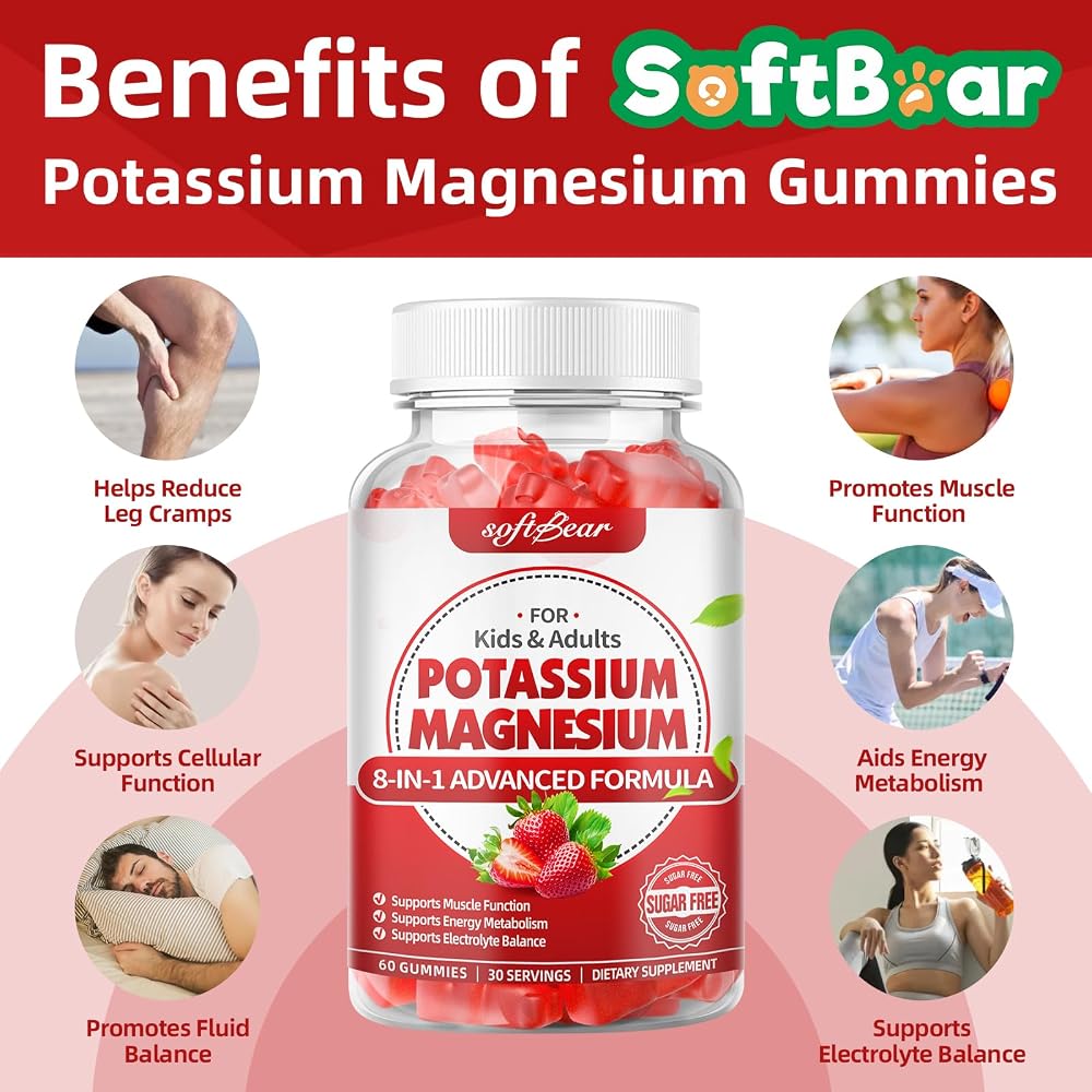 softbear Potassium Magnesium Supplement