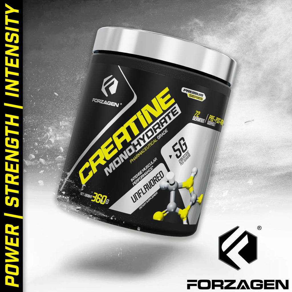 Forzagen Creatine Monohydrate Powder Unflavored - 72 Servings - image 7