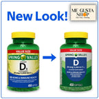 ME GUSTA SHOP Spring Valley Vitamin D 1,000 IU - 450 Softgels - image 6