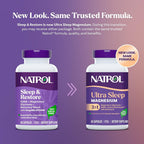 Natrol Sleep & Restore Magnesium with 5mg Melatonin - 60 Capsules - image 2