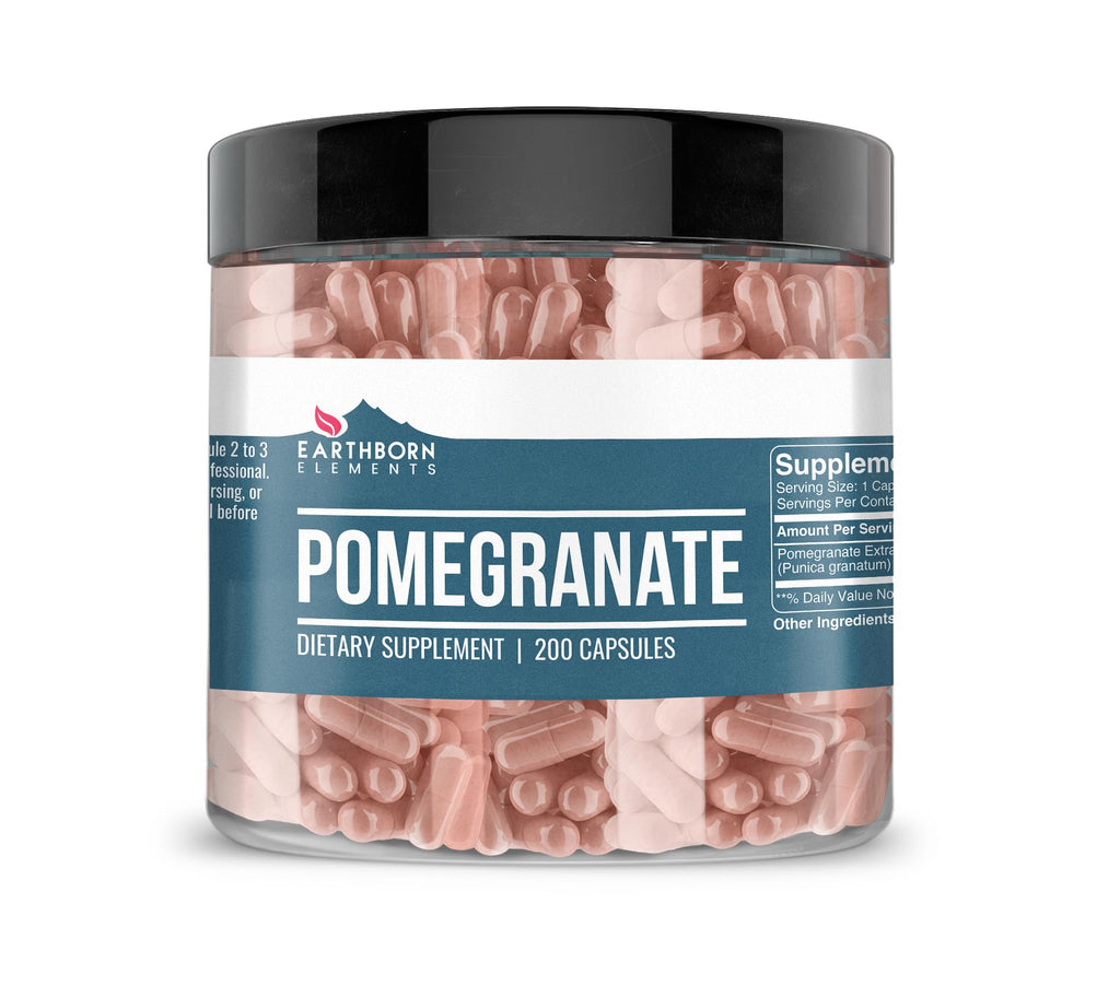 Earthborn Elements Pomegranate - 200 Capsules