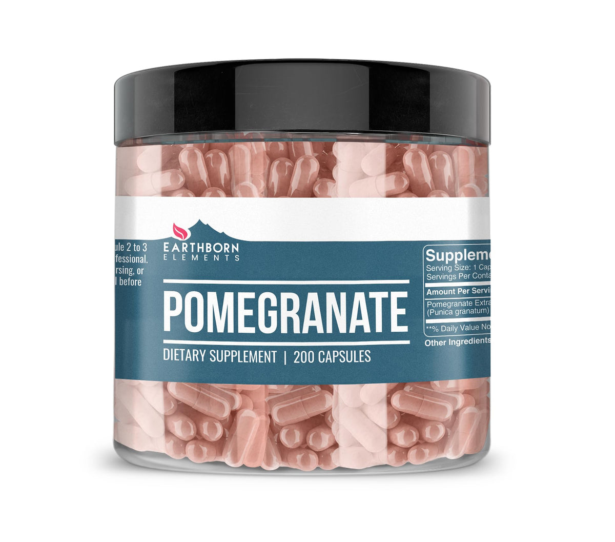 Earthborn Elements Pomegranate - 200 Capsules