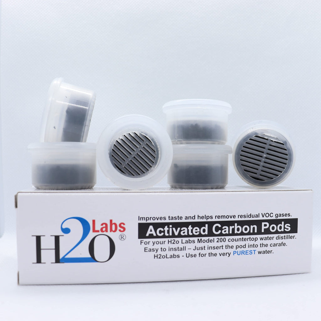 H2o Labs Activated Carbon Pods for Model 200 Water Distiller - 6 Pack - image 3