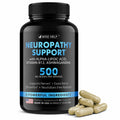 WISEHELP Neuropathy Supplement with Alpha Lipoic Acid - 60 Capsules