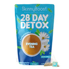 SkinnyBoost Daytime Teas, 3 Evening Detox Teas Non GMO, Vegan, All