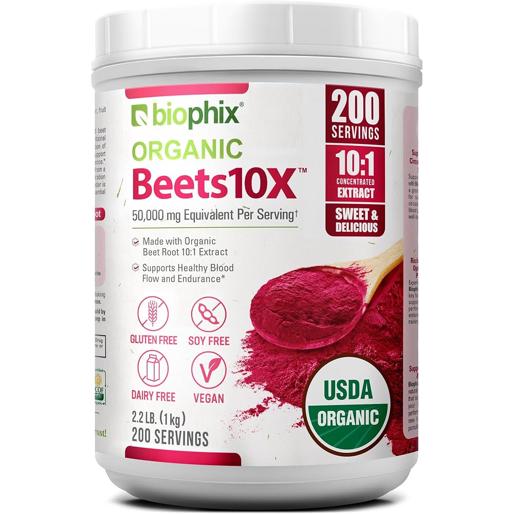 biophix Organic Beets 10X Beet Root Powder - 2.2 lb
