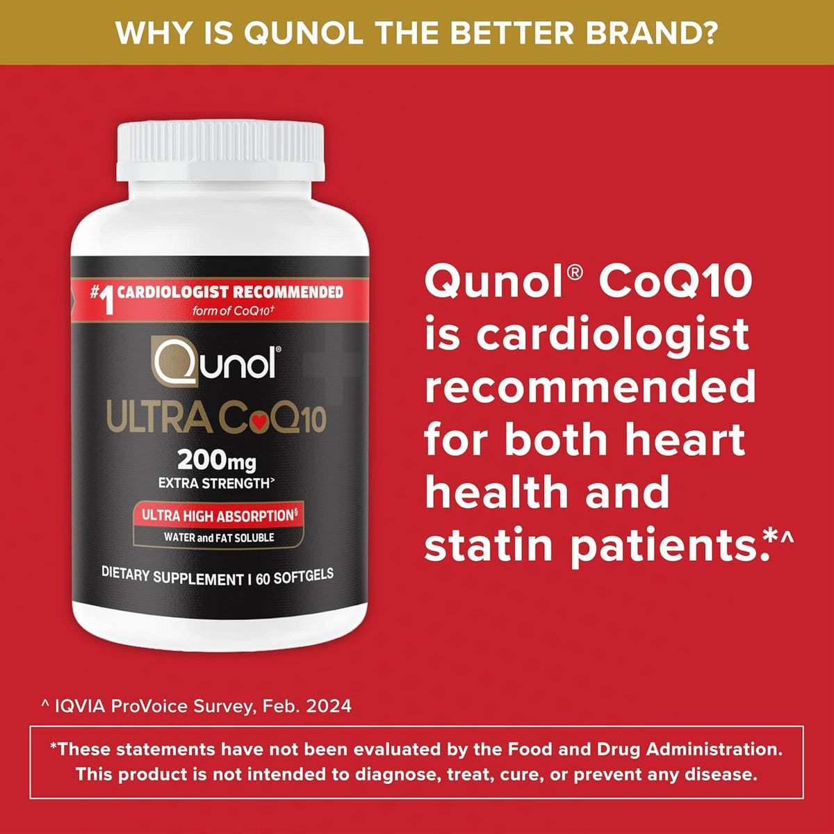 Qunol Ultra CoQ10 200mg Antioxidant - 60 Softgels - image 3