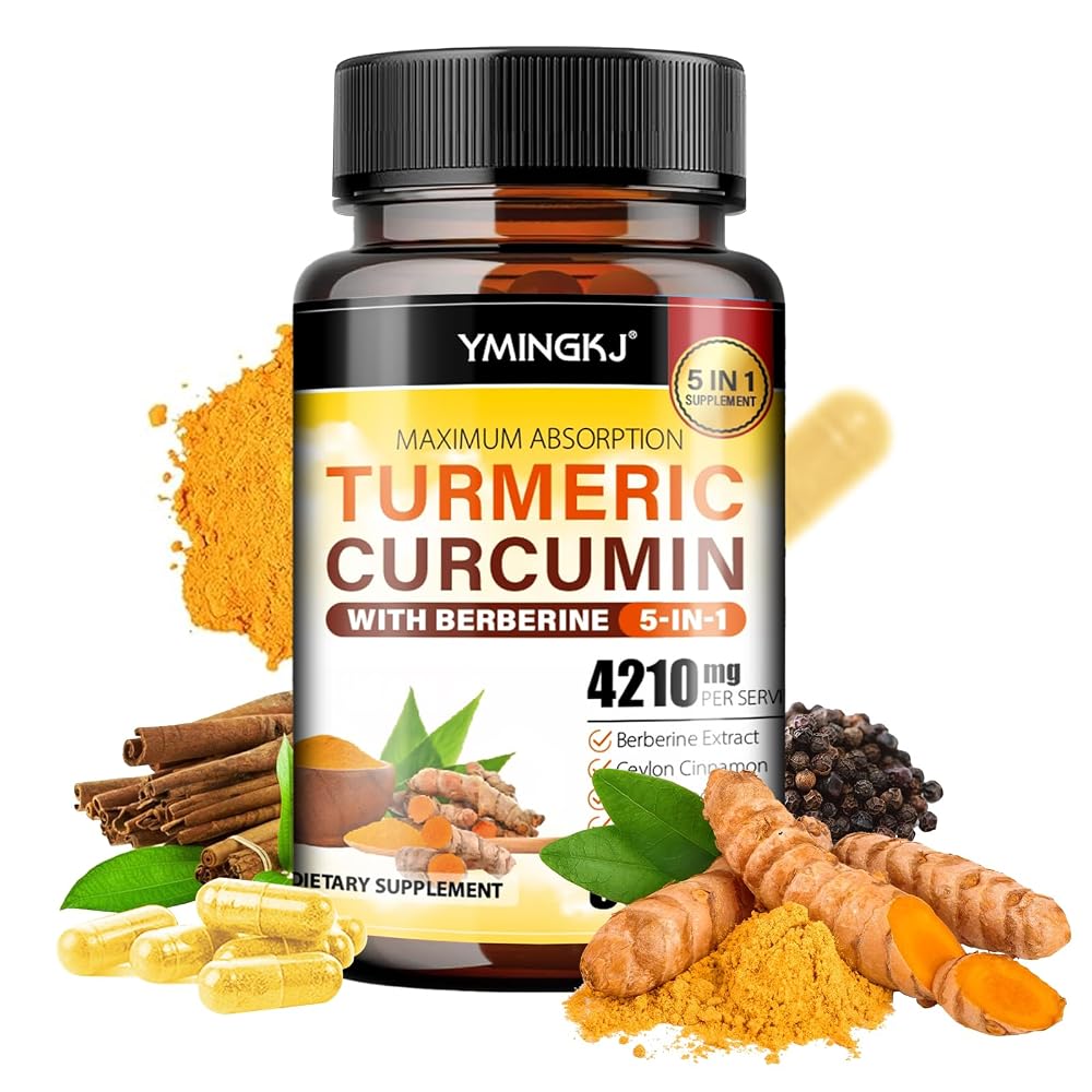 YMINGKJ Turmeric Curcumin Supplement with Black Pepper