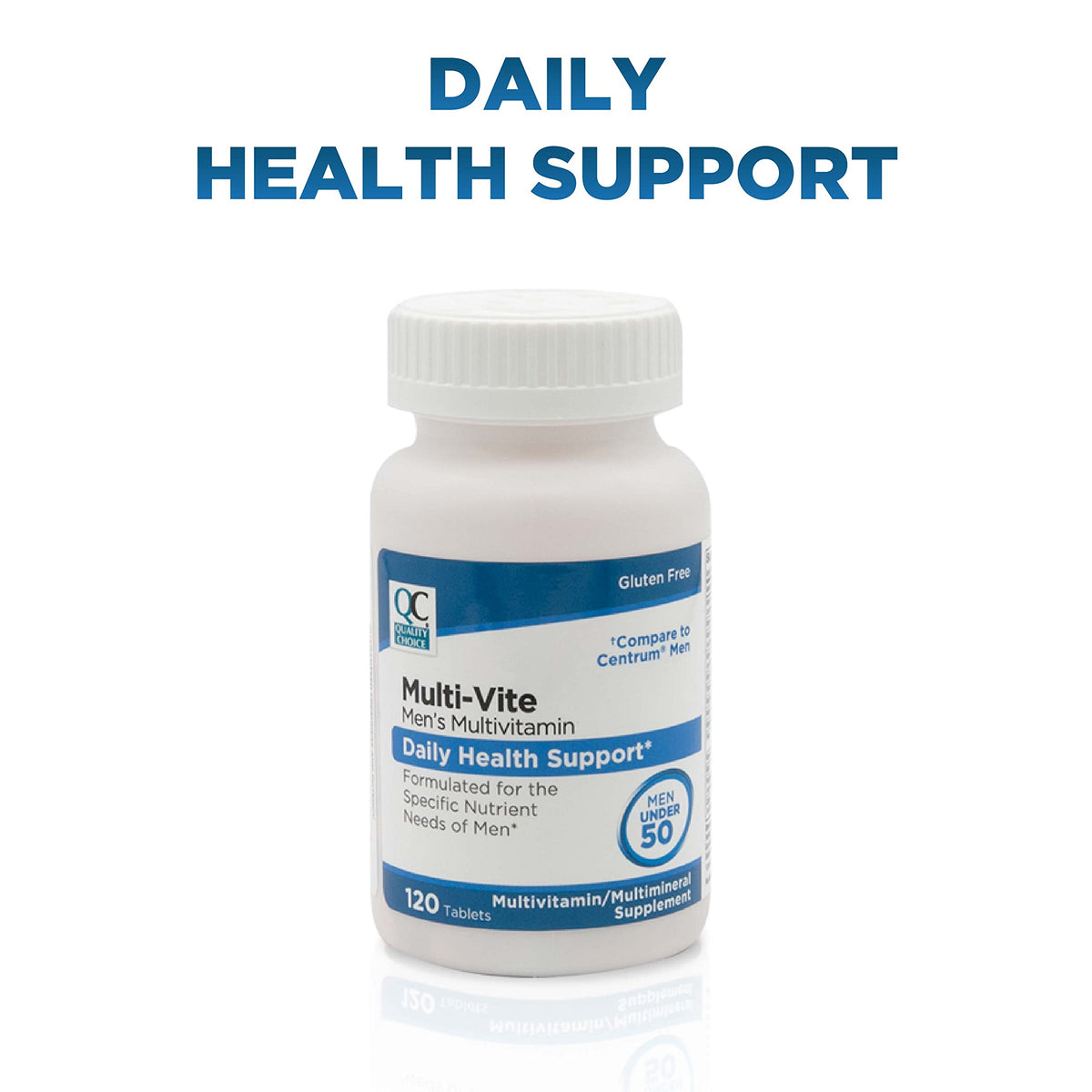 Quality Choice Mens Multi-Vite Multivitamin for Men Under 50 - 120 Tablets - image 2